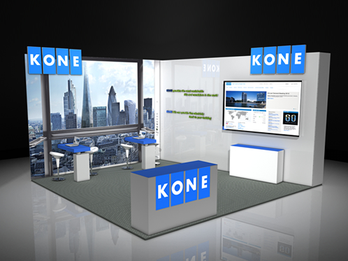 KONE Exhibition Stand 1 - Excel London