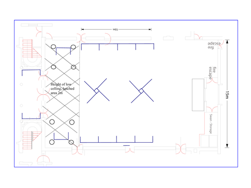 Wycombe Town hall floor plan