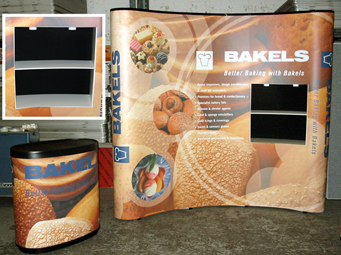 Bakels pop up stand